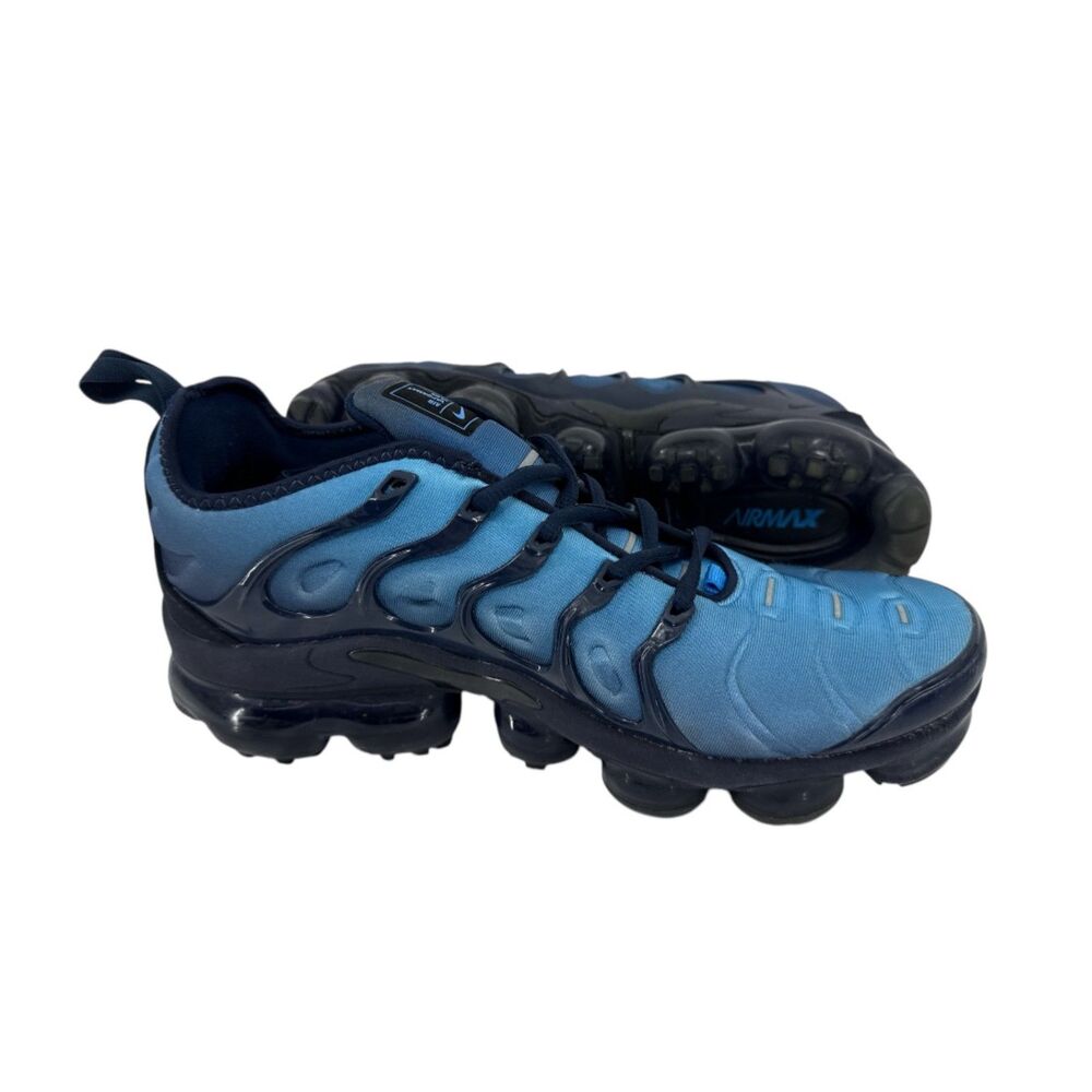 Nike Air Vapormax Plus Sz 8 Blue Obsidian Navy Photo Blue Black 924453-401 mens